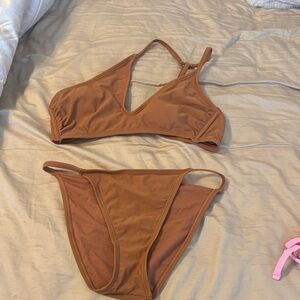 Brown Bikini Set